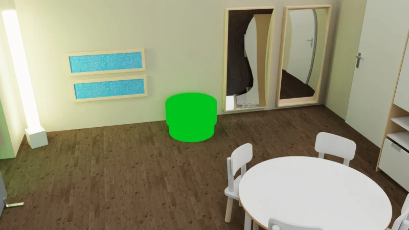 Terapeutický priestor s prvkami SI